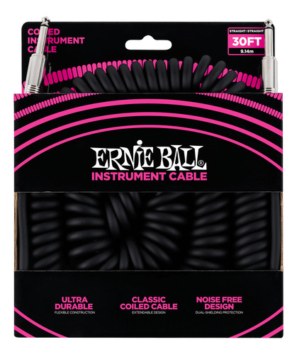 Cabo Ernie Ball Coiled - Fio Telefone 9,14m 6044