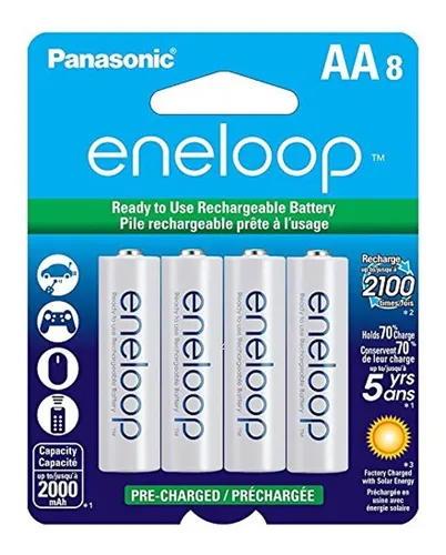 Baterías Recargables Panasonic Eneloop AA 2000mAh - BIOWEB® Colombia