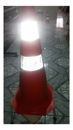 10 Pares Faixas Refletivas Branca Cristal Camisa Cone 75cm Cor Branco Geométrico
