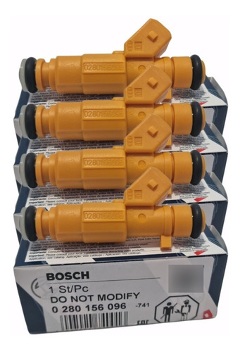 Juego 4 Inyectores Bosch Vw Golf 1.6 0280156096