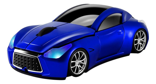 Mouse Inalambrico Cool Sport Car Usb Azul