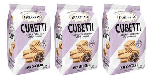 Dolcetto Cubetti - Galletas De Oblea, Dulces Cremosos Con Sa