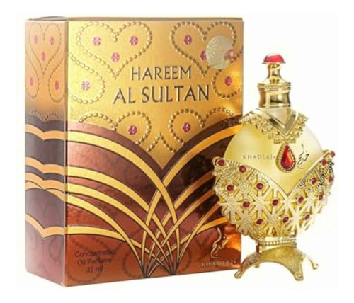 Hareem Al Sultan For Women Concentrated Perfume Oil Gold,