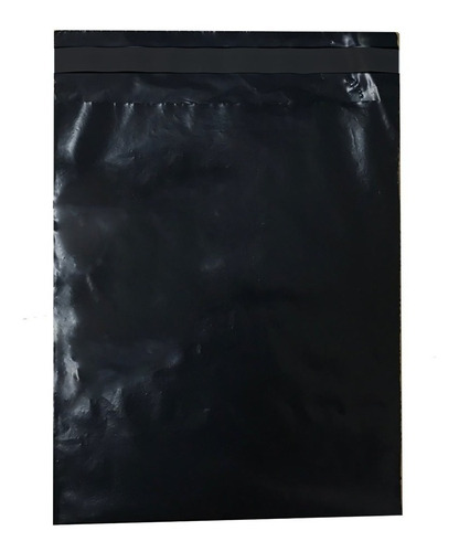 Imagen 1 de 4 de 100 Sobres Bolsas Ecommerce Negro Nº 3 - 42x54 Con Adhesivo