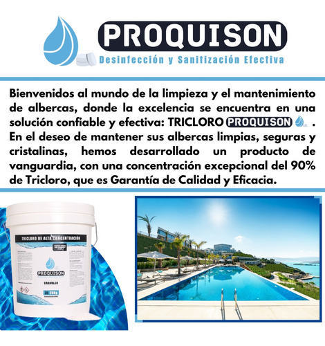 Cloro Alberca En Polvo 20 Kg Tricloro Concentrado