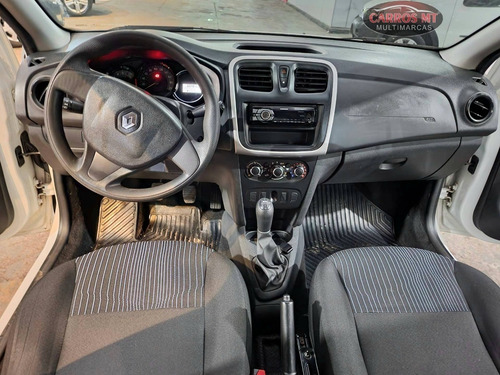 Imagem 6 de 9 de Renault Logan 1.0 Authe Flex Man 2017 Comp$44.900,00