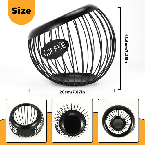 Zh Soporte For Cápsulas Café, Gran Capacidad, K-cup