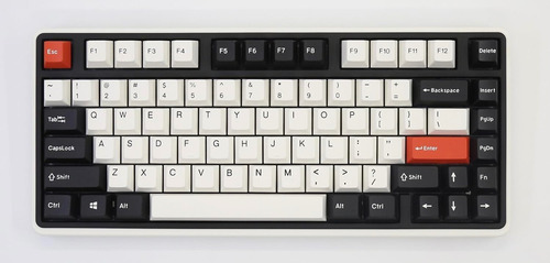 Varmilo Minilo Vxt81 Retro 75% Hotswap Triple Modo Blanco Inglés Internacional (Reacondicionado)