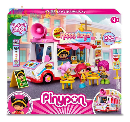 Pinypon Happy Burger Hamburgueseria C/ Figura + Acces Colecc