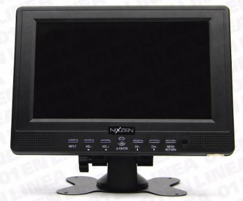 Tv Lcd 7 Pulgadas Para Camara + Radio + Usb+ Rca