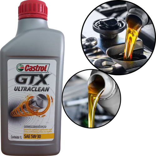 1 Litro Óleo De Motor Semi-sintético Sae 5w30 Gtx Ultraclean