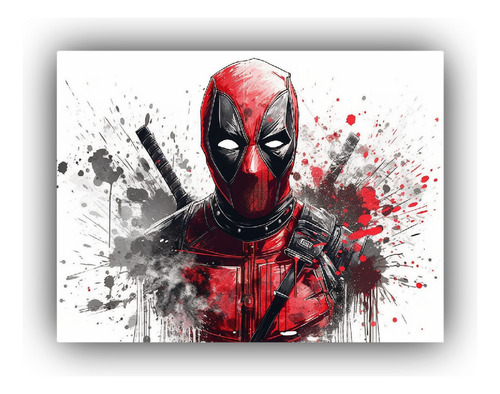 Cuadros Decorativos Dead Pool Ryan Reynolds 45x30cm