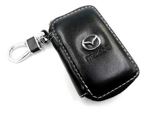 Funda Llavero Para Control Tipo Cartera Logo Mazda