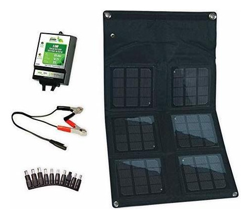 Panel Solar Plegable Monocristalino 18 Vatios Con 8-amp Cont