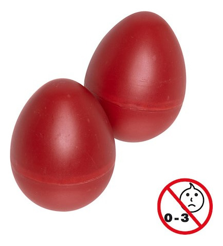 Par Huevos Rítmicos Color Rojo 20 Gramos Shakers Stagg