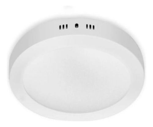 Plafón Led Con Base Circular 18w Luz Fria Aplicar Candela 