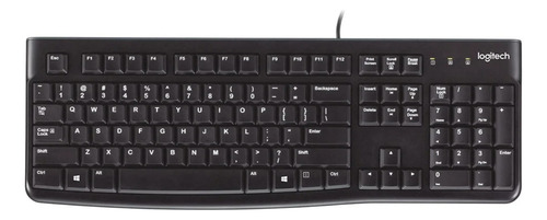 Teclado Logitech K120 Usb Com Fio Layout Abnt Original