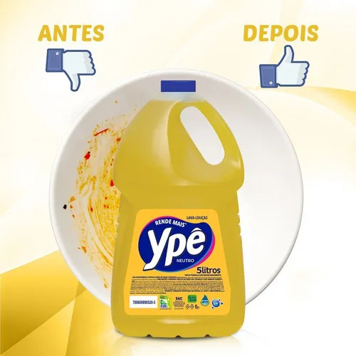 Detergente Ypê Neutro 5litros