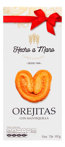 Galleta Hecho a Mano Orejitas 160g