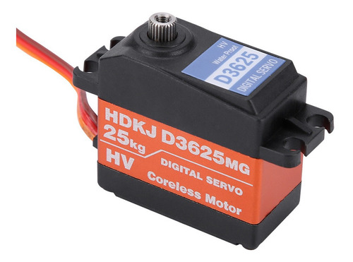 Servomotor Digital Impermeable Hdkj D3625, 25 Kg, Para Rc