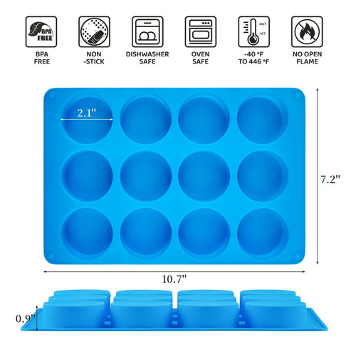 Alta Calidad 3pcs Moldes Redondos Para Galletas De