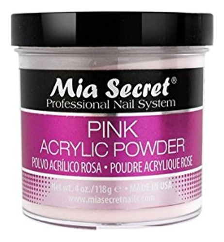 Mia Secret Pink Acrylic Powder 4 Oz