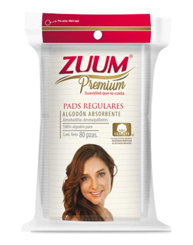 Discos Zuum Desmaquillantes Premium X80