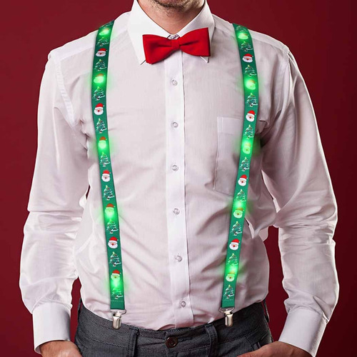 Dresbe Christmas Light Up Suspendes Green Navidad Led Árbol