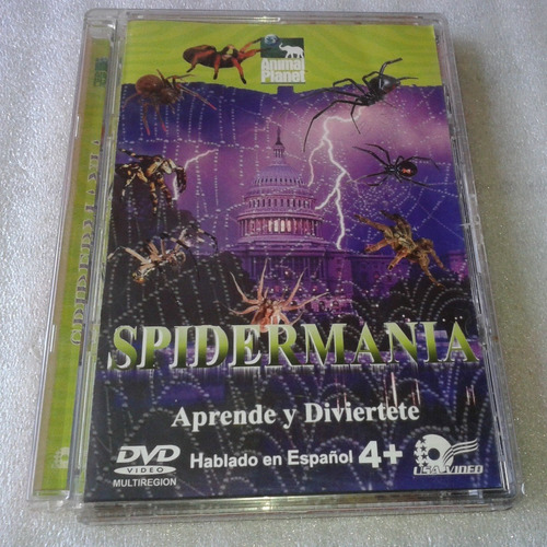 Animal Planet Spidermania Aprende Y Diviertete Dvd En Españo | MercadoLibre