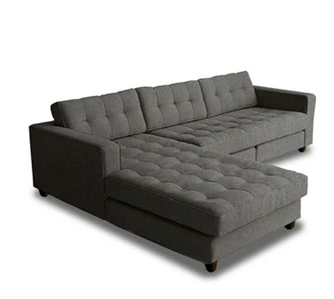 Sala Brianna Haspe Gris Derecha 2pzs Sala Sofa Sillon Mueble