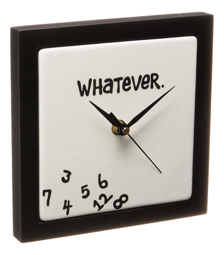 Enesco Whatever. Scrambled Numbers Always Late - Reloj De Pa