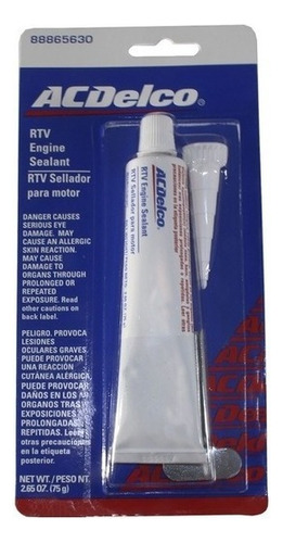 Silicon Alta Temperatura Multi Usos Para Juntas 75gr Acdelco