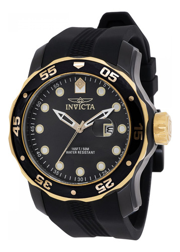 Reloj Para Hombres Invicta Pro Diver 45736 Negro