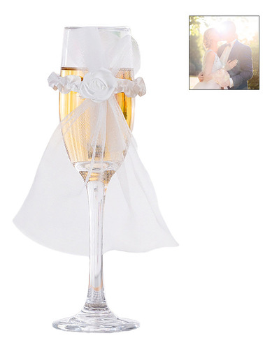 Juego De 8 Copas De Vino For Bodas, 4 Unidades, Decoración