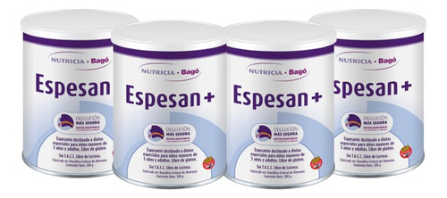 Pack X4 Espesan Libre De Lactosa Y Gluten 300g