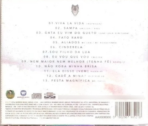 Cd Mc Guimé ( Sou Filho Da Lua ) Novo E Lacrado.