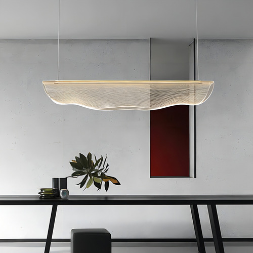 Luminária Lumier Jasmine Pendente Led 24w Branco Quente 60cm Estrutura Dourado 110v/220v