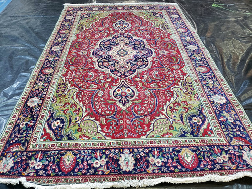 Tapete Persa Artesanal Tabriz C 3.15x2.02 M Ref 75789