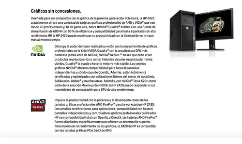 Imagen 6 de 6 de Servidor Hp Z420 64 Gb Ram, 4tb Dd Procesador Xeon,nvidia Sm