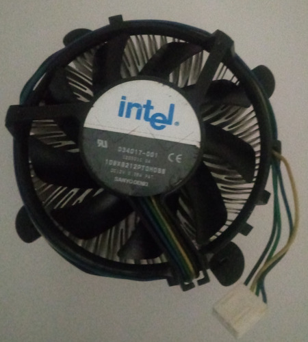 Fan + Disipador Intel D34017-001 Núcleo De Cobre Socket 775