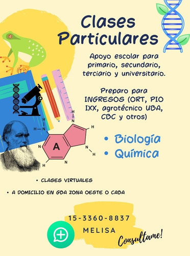 Clases Particulares De Biología Y Quimica