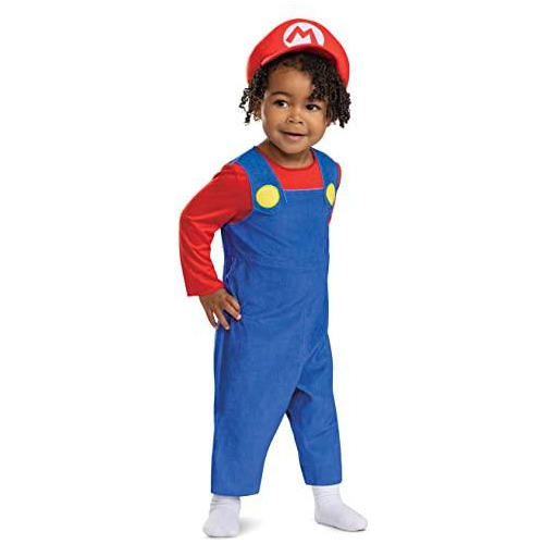 Disfraz Talla (6-12 Meses) Para Bebés Super Mario Bros