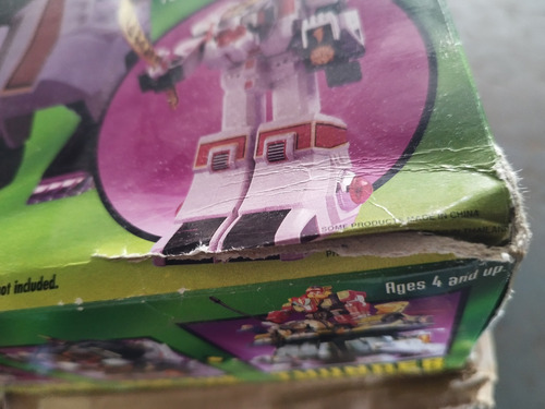 Thunder Zord Power Rangers Bandai Assault White Dragon Caixa (Usado)