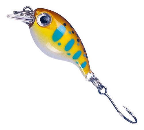 Isca Artificial Crankbait 3.6cm 2.1gr Tilapia Tucunaré Cor01 Cor Dourado