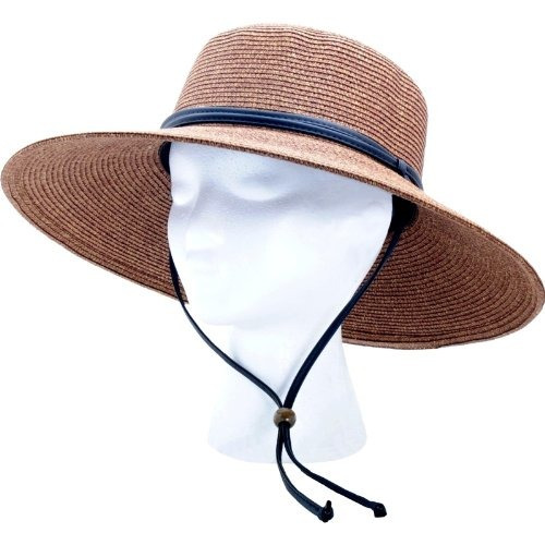 Sloggers Sombrero De Sol Trenzado De Ala Ancha Para Mujeres