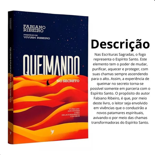 Queimando No Secreto: Vivências Que Ativam Seu Relacionamento Com Deus, De Fabiano Ribeiro.