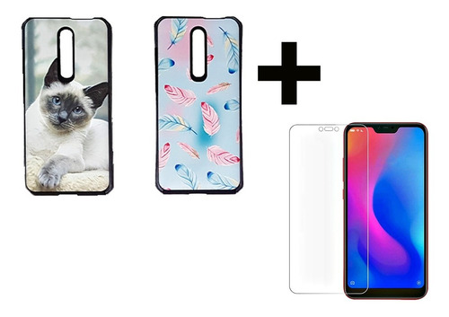 Protector Tpu Funda Rígido Xiaomi Mi 9t + Vidrio Templado