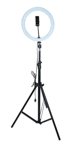 Aro De Luz Led 25cm Tr pode 2mts Fr a C lida Natur Tbcin T21 Color