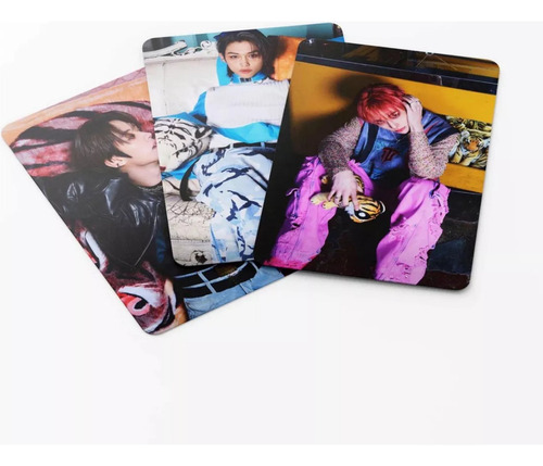 Stray Kids (55 Photocard + Sticker) Kit Pegatina + Lomocard