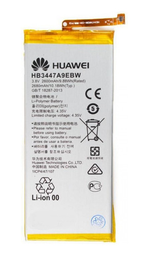 Batería Huawei Ascend P8 Hb3447a9eb Tienda